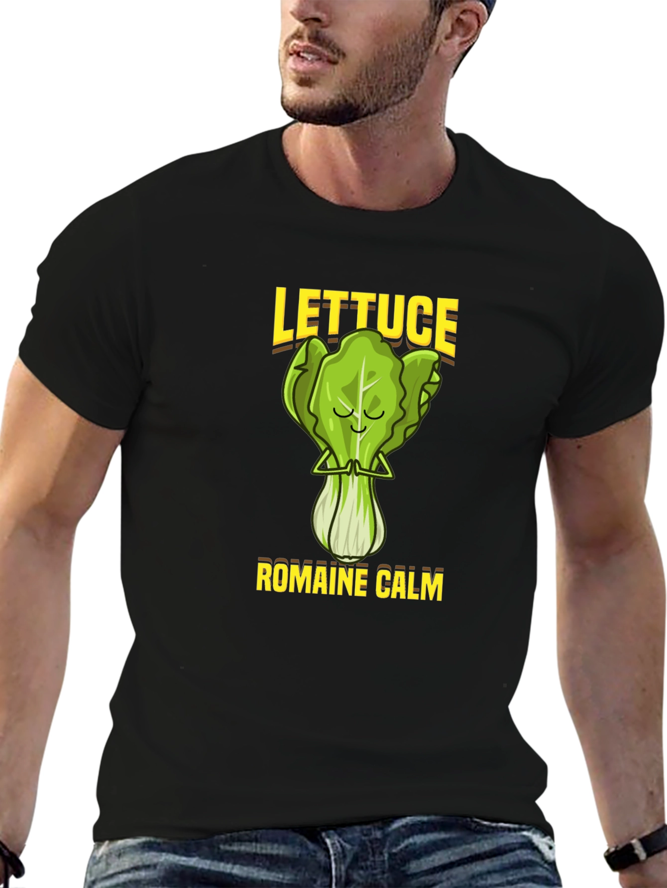 Lettuce Romaine Calm Graphic T-Shirt