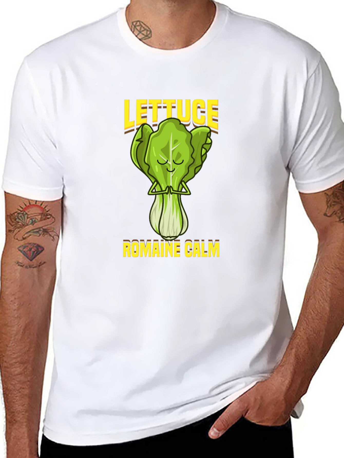 Lettuce Romaine Calm Graphic T-Shirt