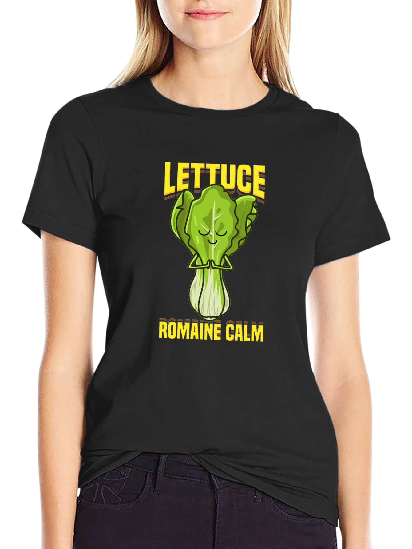 Lettuce Romaine Calm Graphic T-Shirt