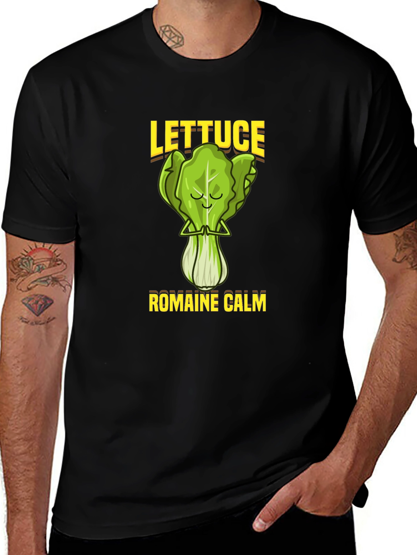 Lettuce Romaine Calm Graphic T-Shirt