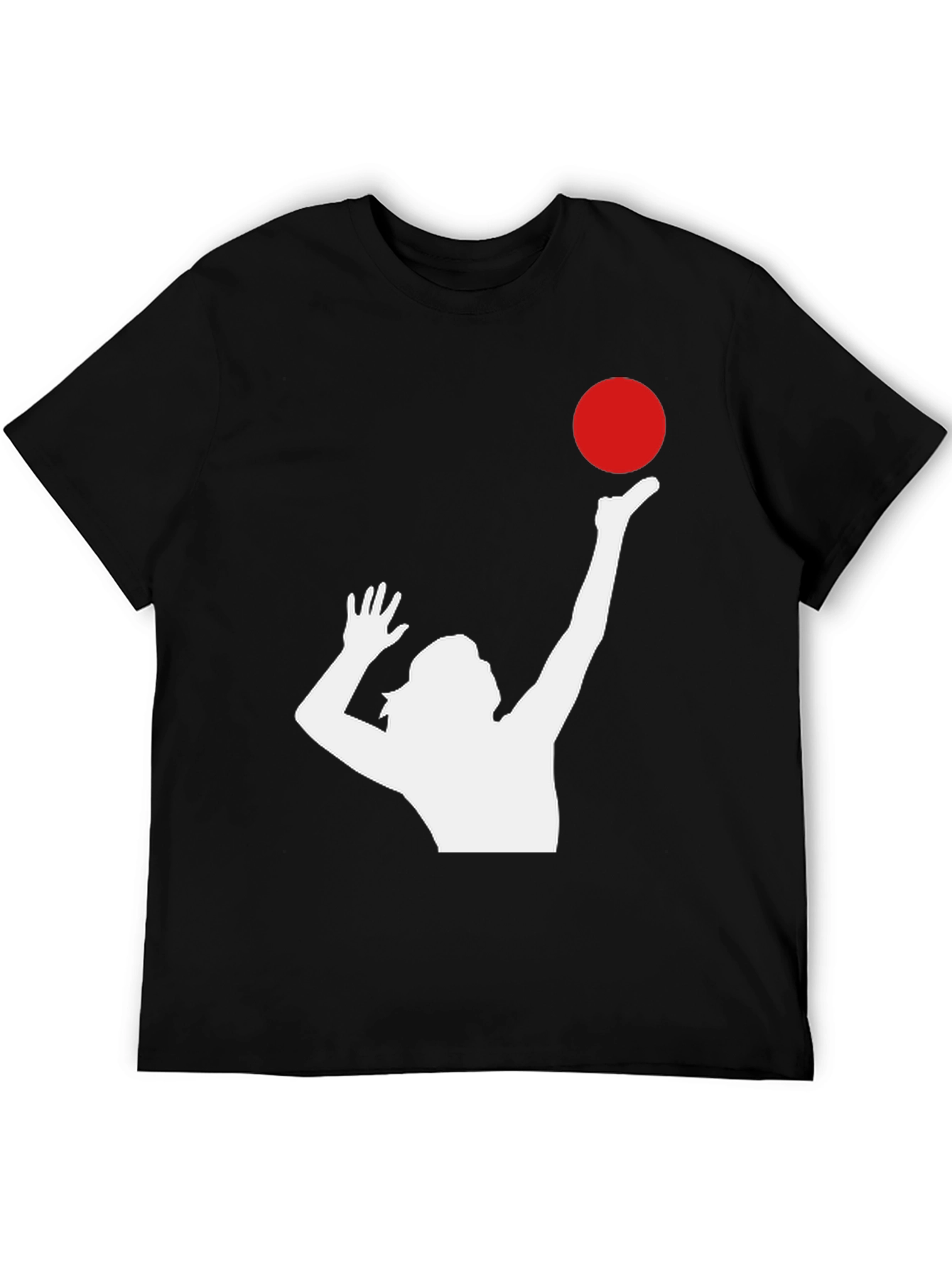 Volleyball Silhouette Graphic Tee