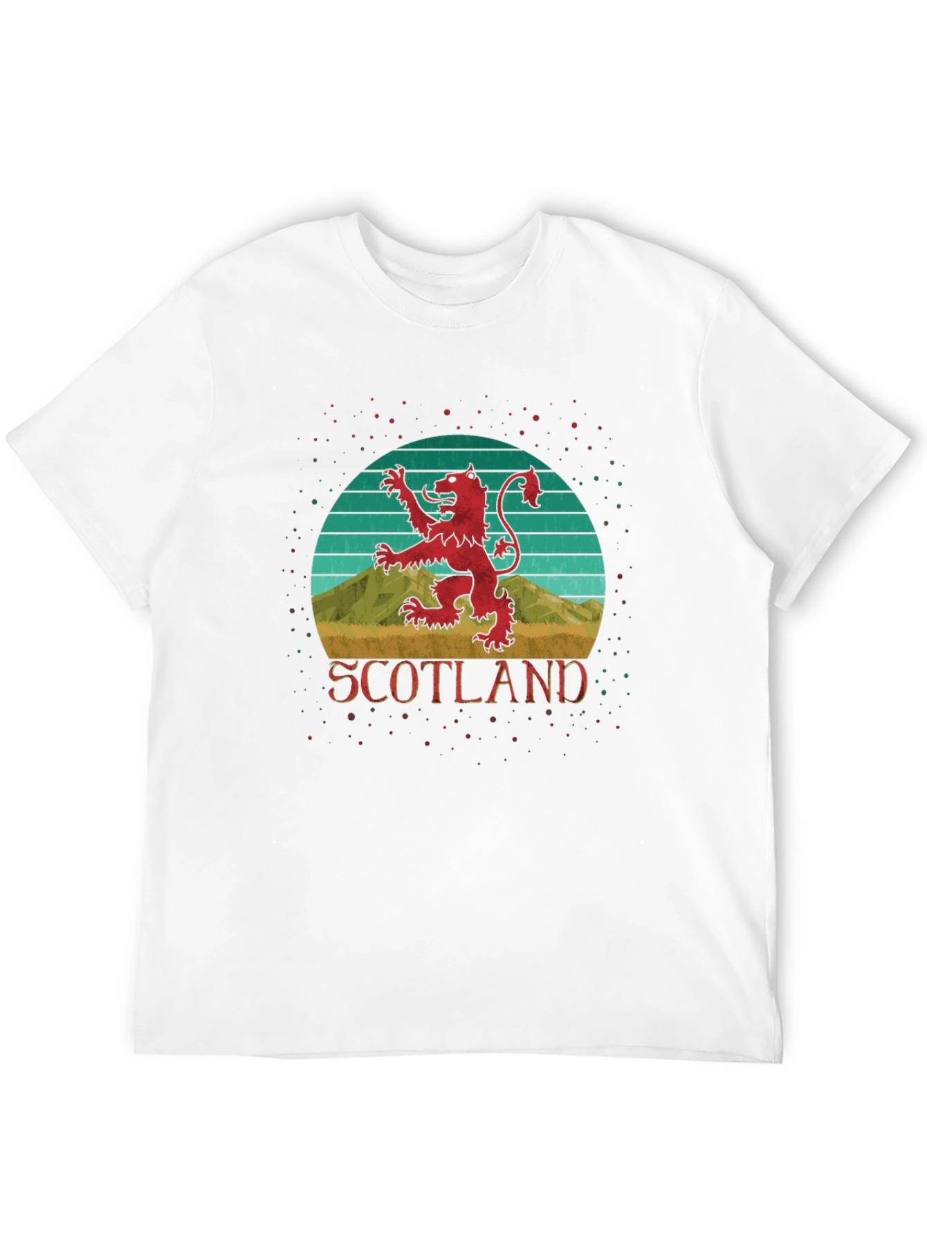 Retro Scotland Lion Rampant T-Shirt