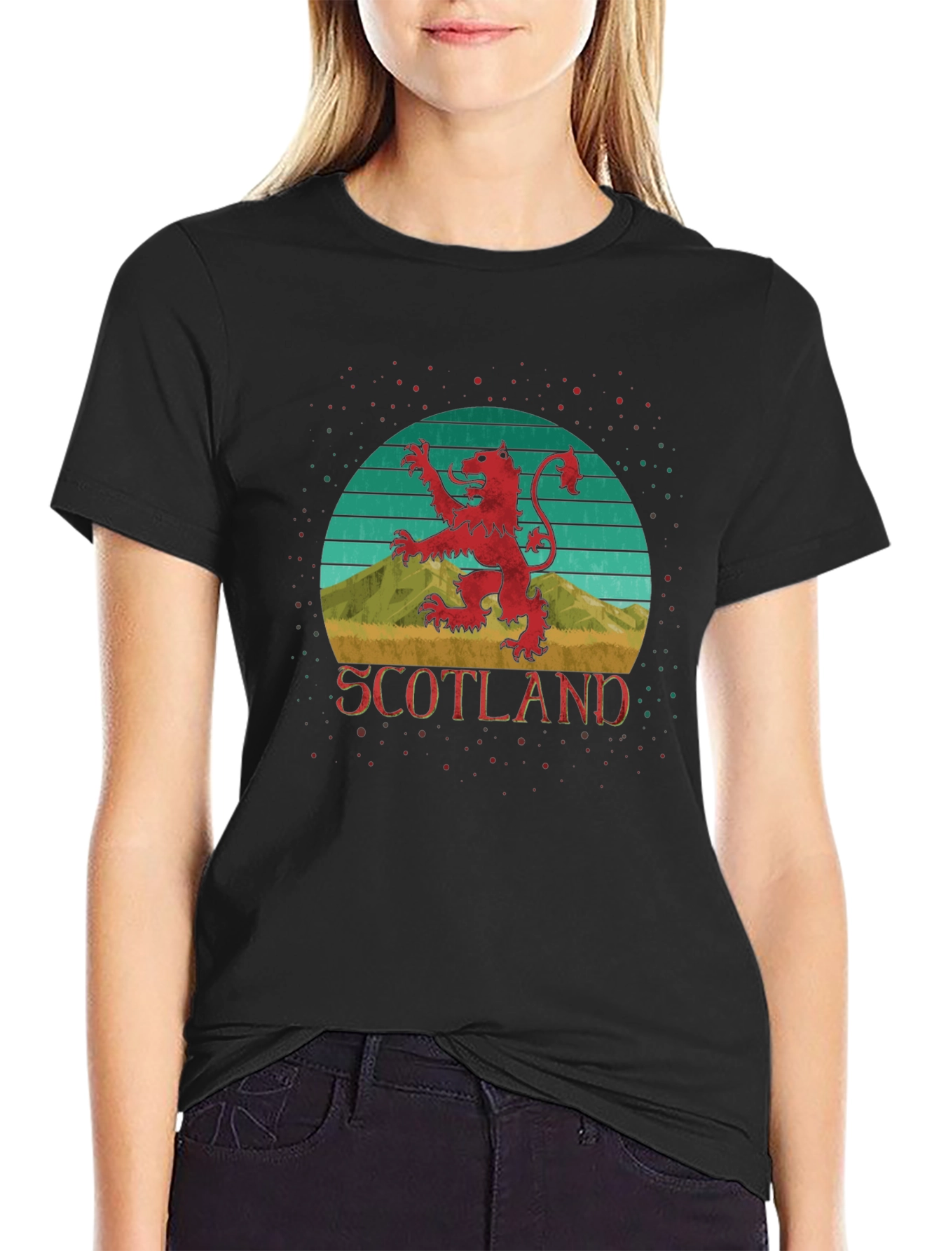 Retro Scotland Lion Rampant T-Shirt