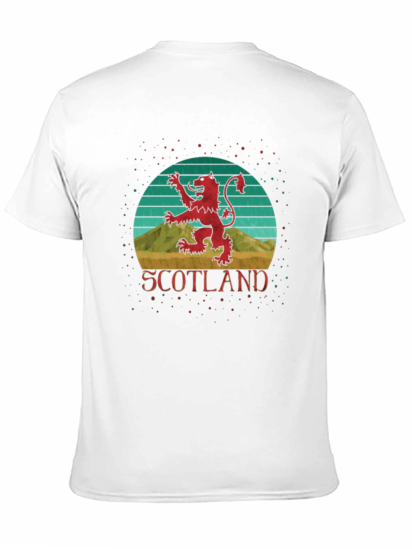 Retro Scotland Lion Rampant T-Shirt