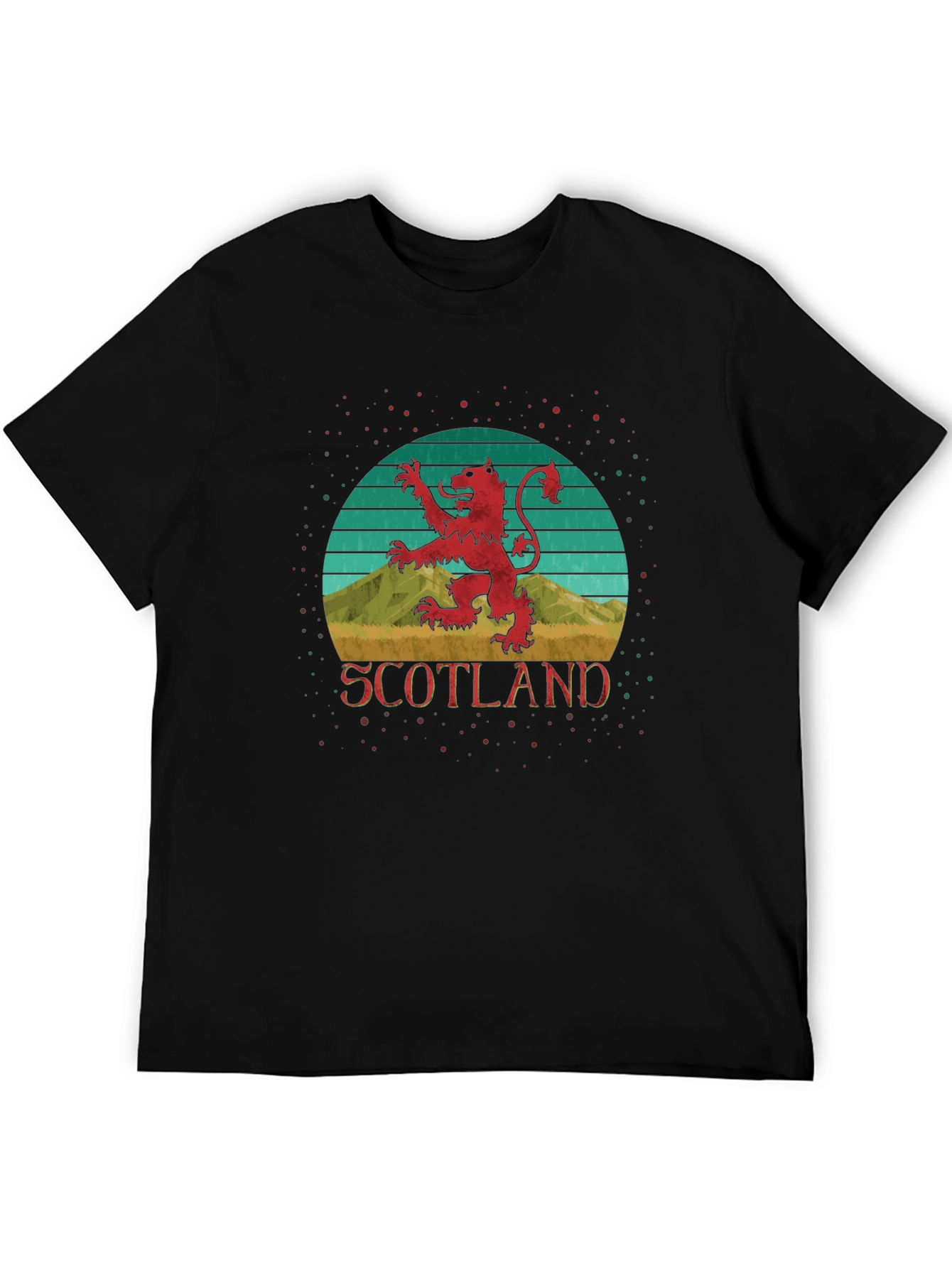 Retro Scotland Lion Rampant T-Shirt