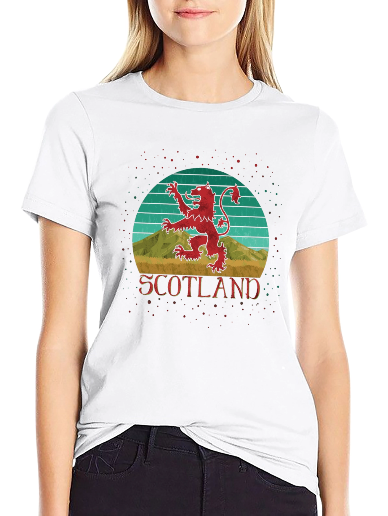 Retro Scotland Lion Rampant T-Shirt