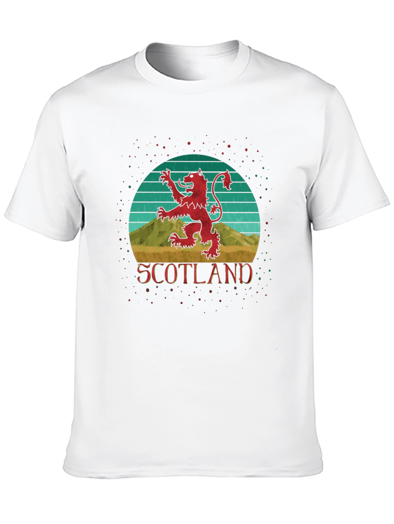 Retro Scotland Lion Rampant T-Shirt