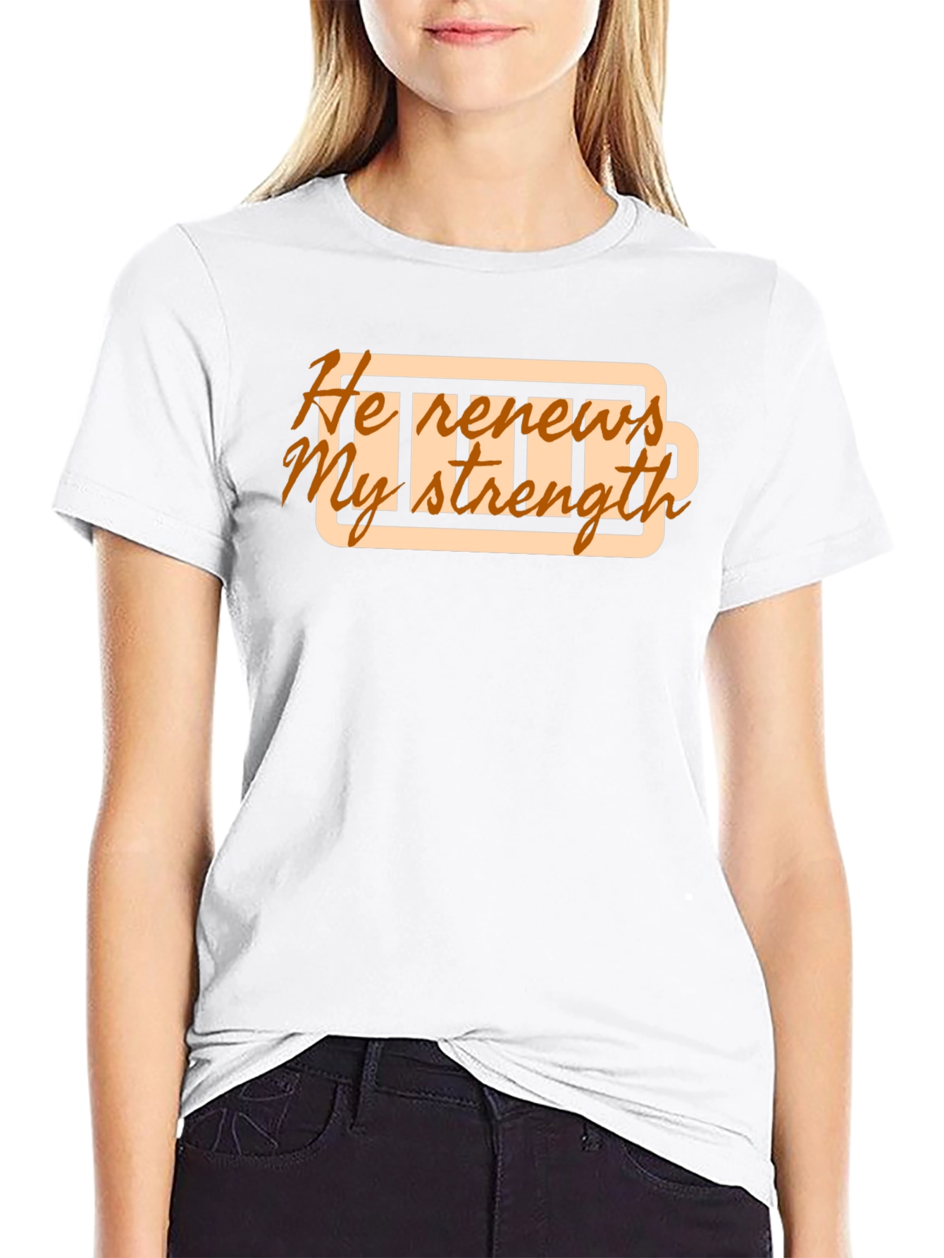 He Renews My Strength Graphic T-Shirt