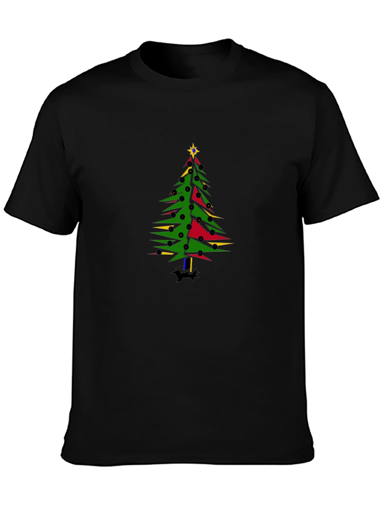 Christmas Tree Graphic T-Shirt - Holiday Tee