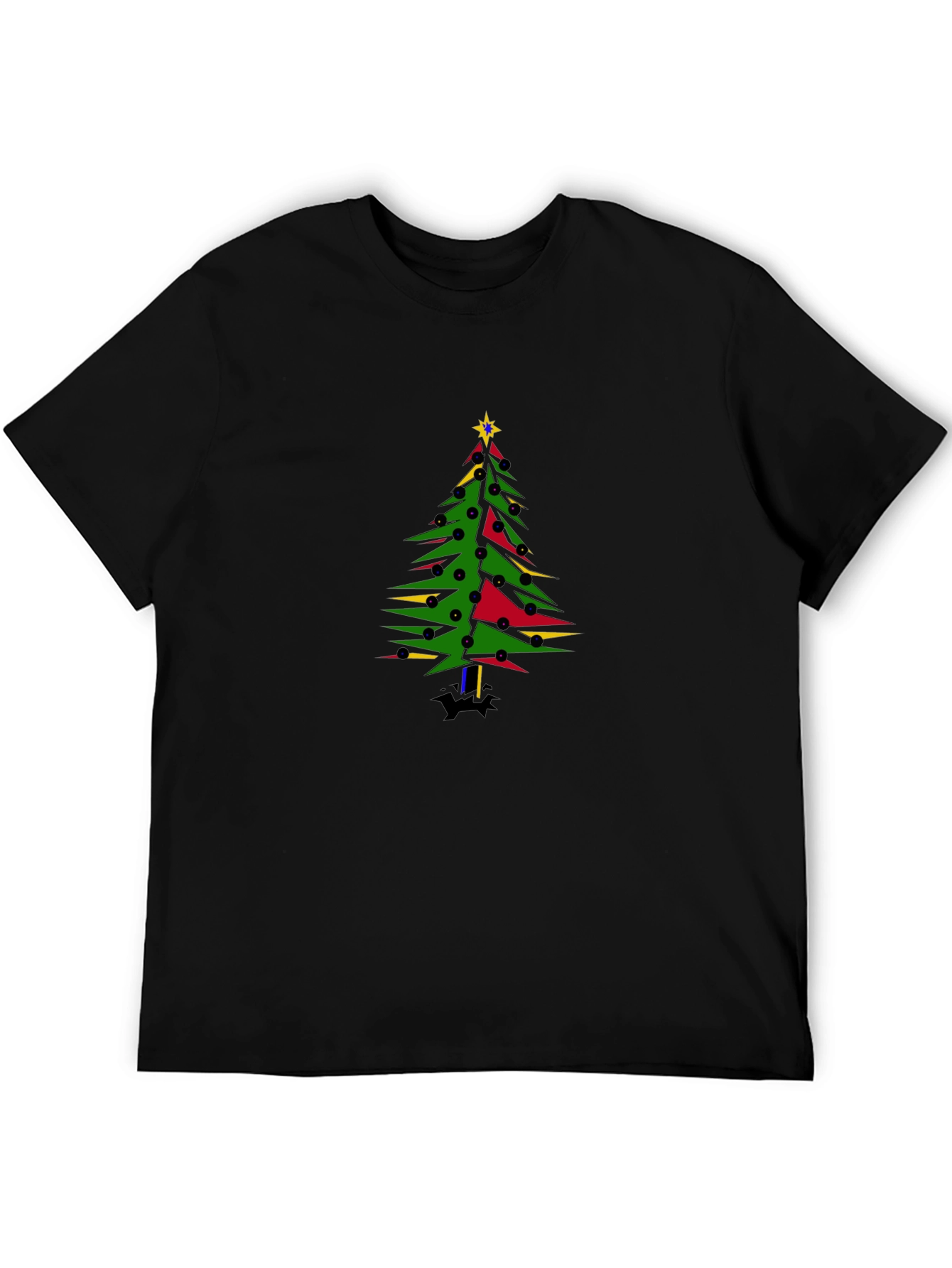 Christmas Tree Graphic T-Shirt - Holiday Tee
