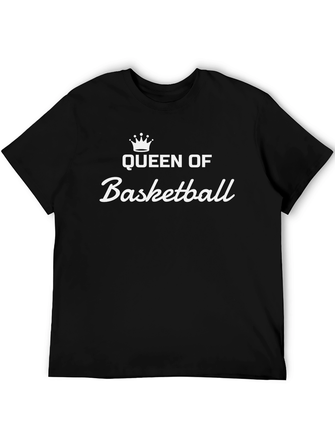 Queen of Basketball Graphic Tee - Black