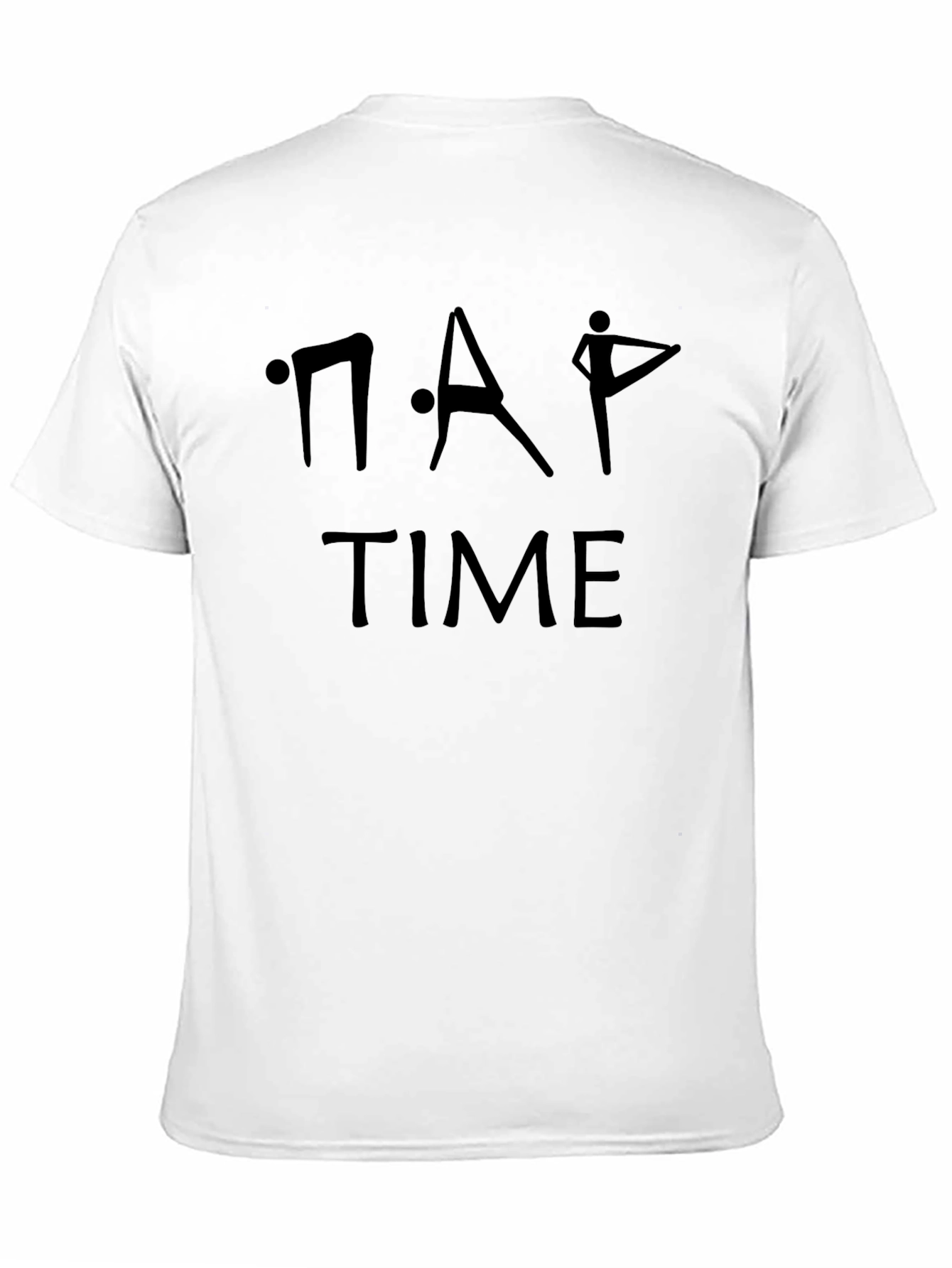 Nap Time Yoga Black T-Shirt