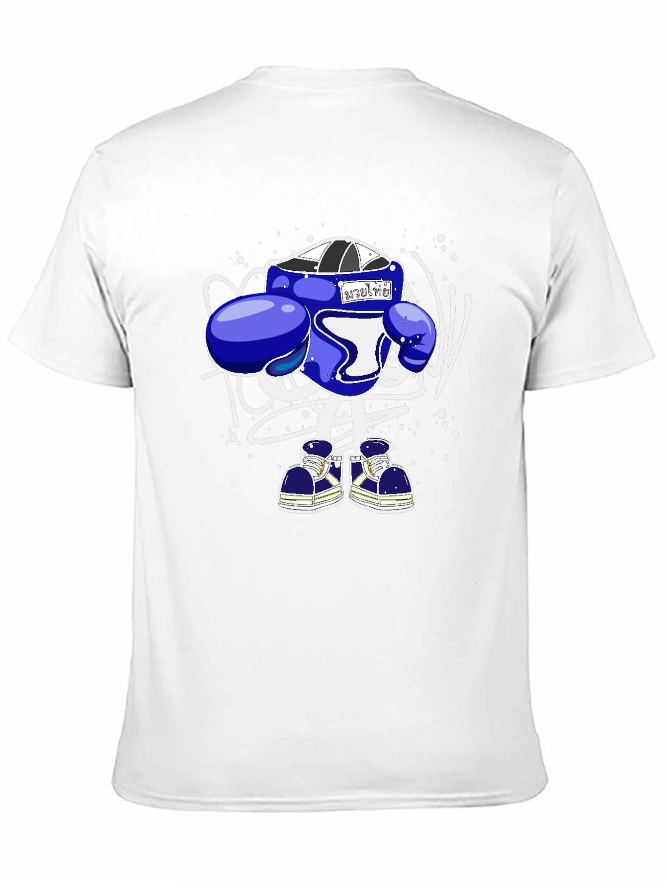 Muay Thai Cartoon Graphic Tee