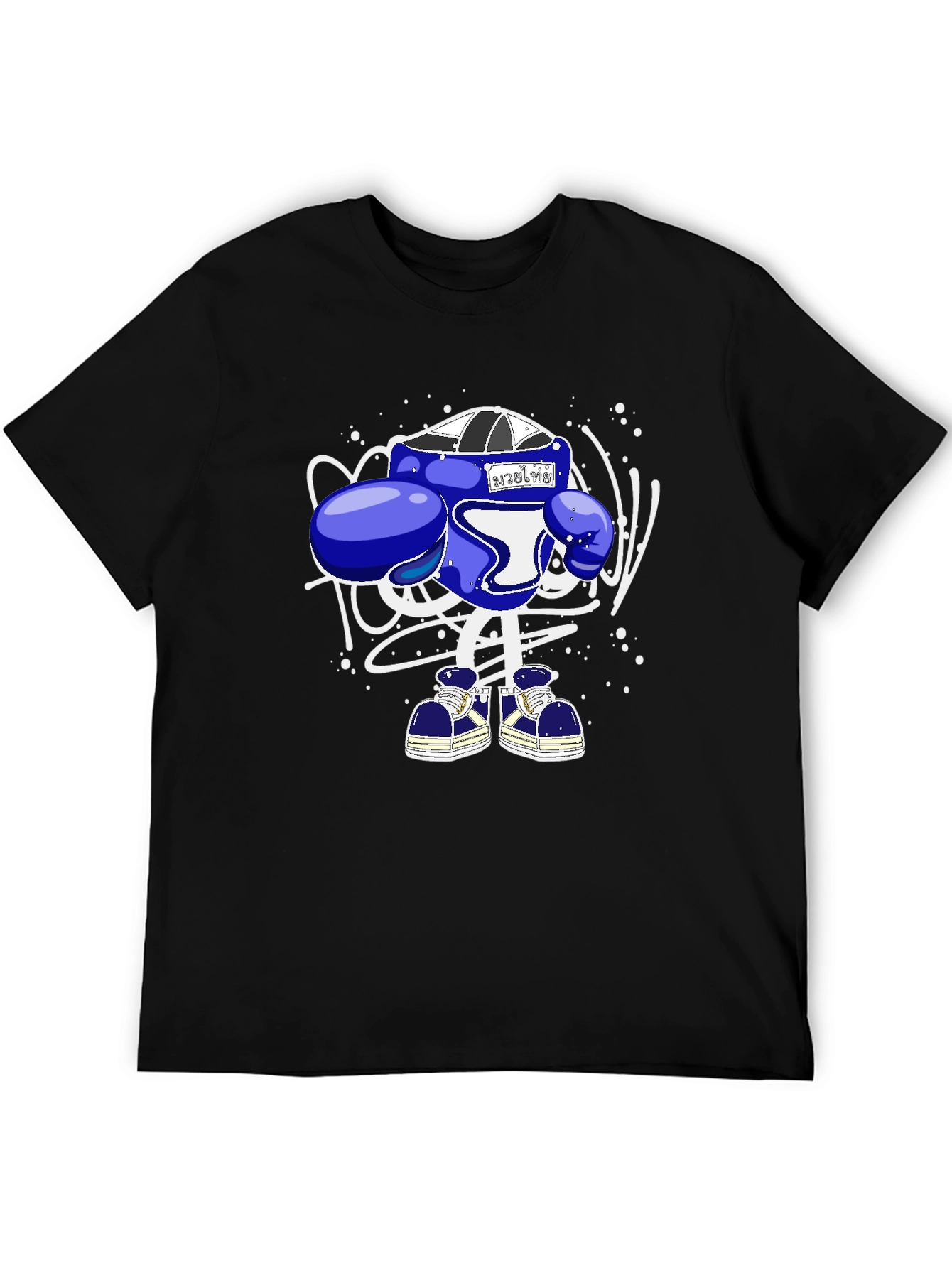 Muay Thai Cartoon Graphic Tee
