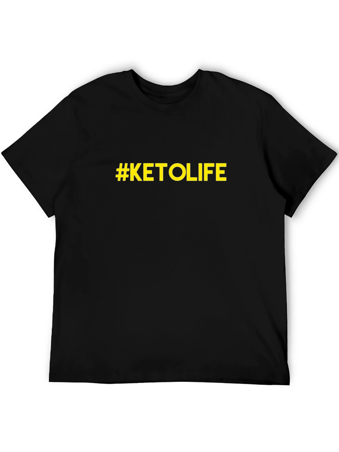 #KETOLIFE Graphic Tee - Black Keto Lifestyle T-Shirt