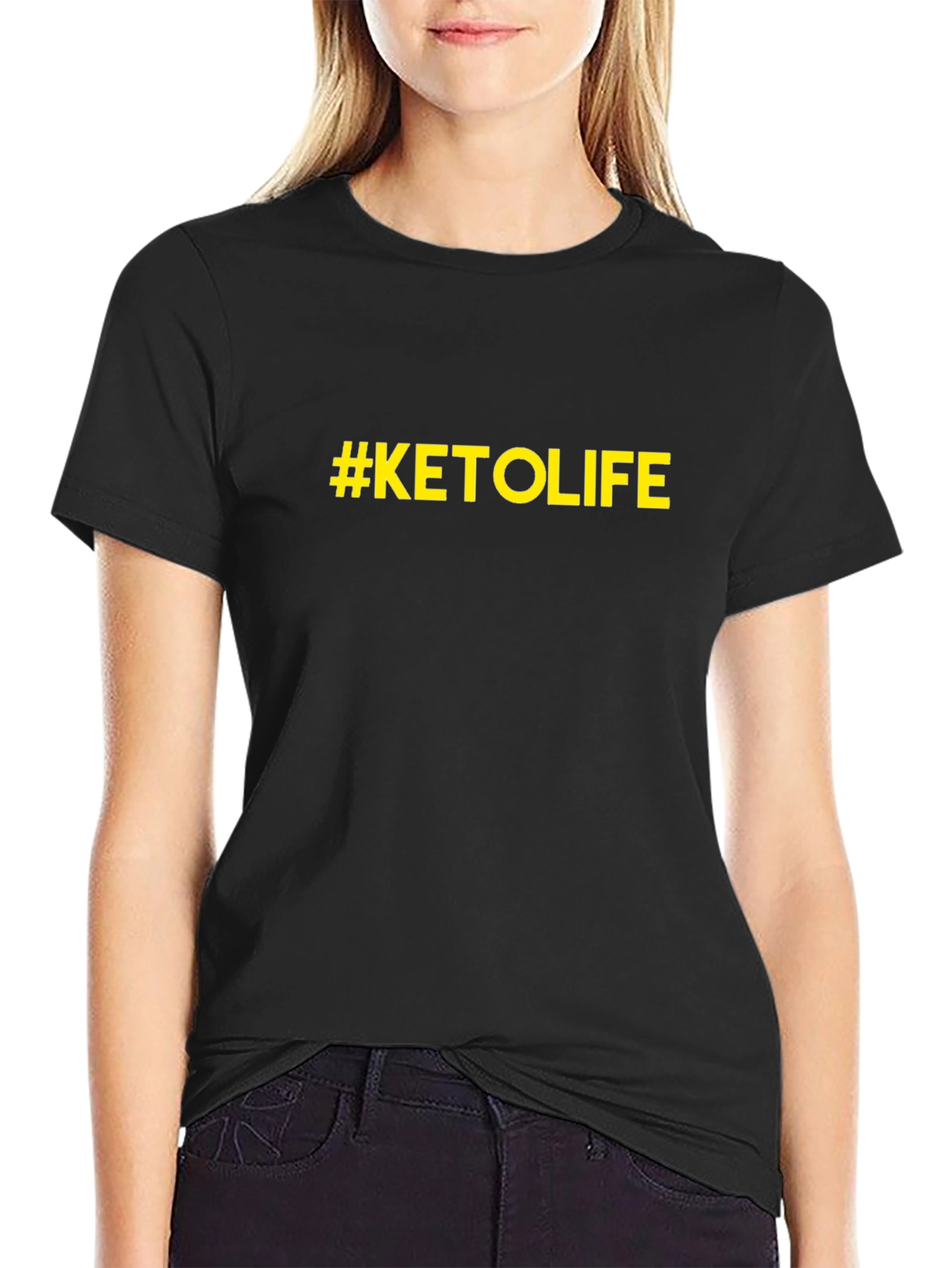 #KETOLIFE Graphic Tee - Black Keto Lifestyle T-Shirt