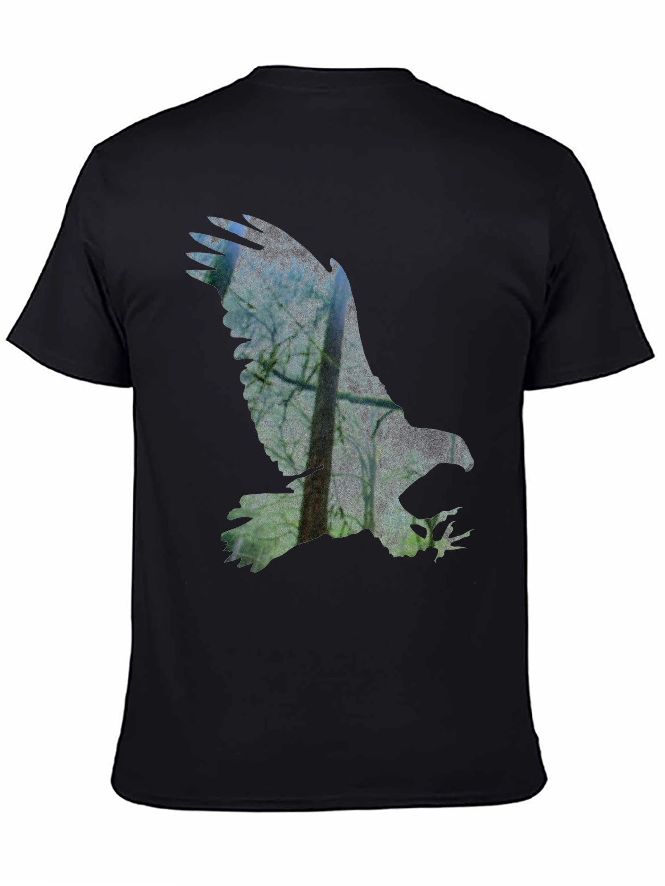 Eagle Silhouette Mens Graphic Tee