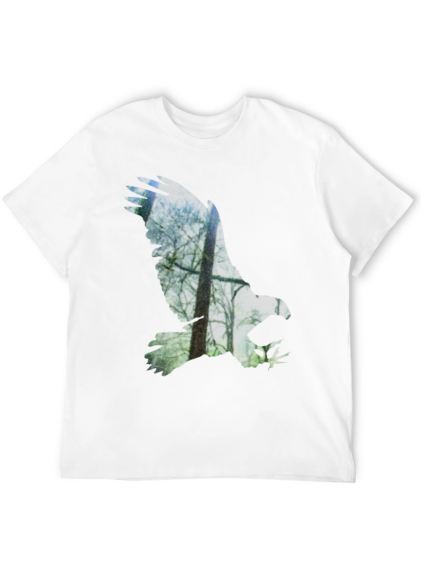Eagle Silhouette Mens Graphic Tee