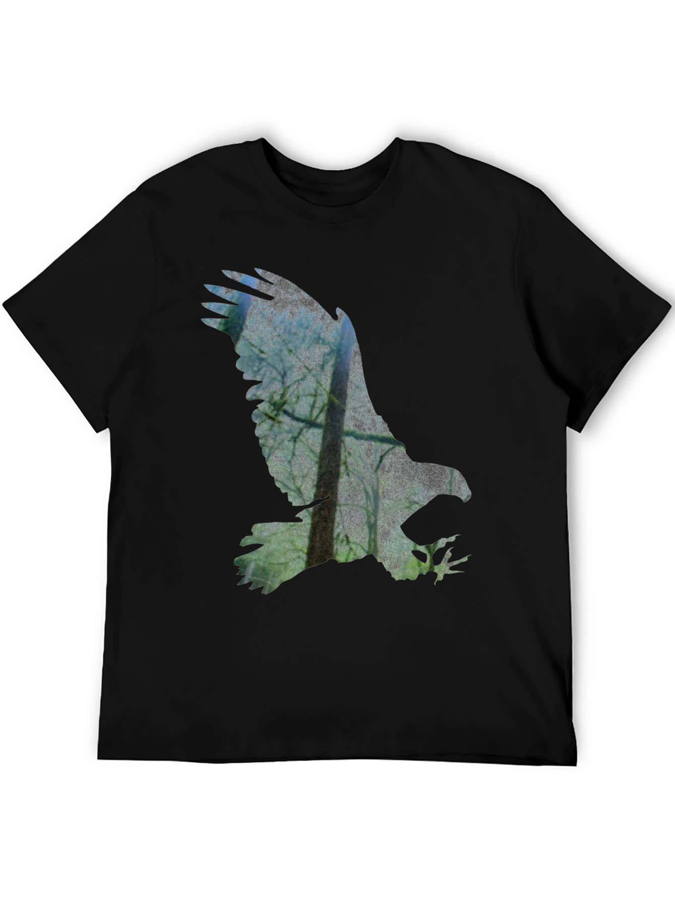 Eagle Silhouette Mens Graphic Tee