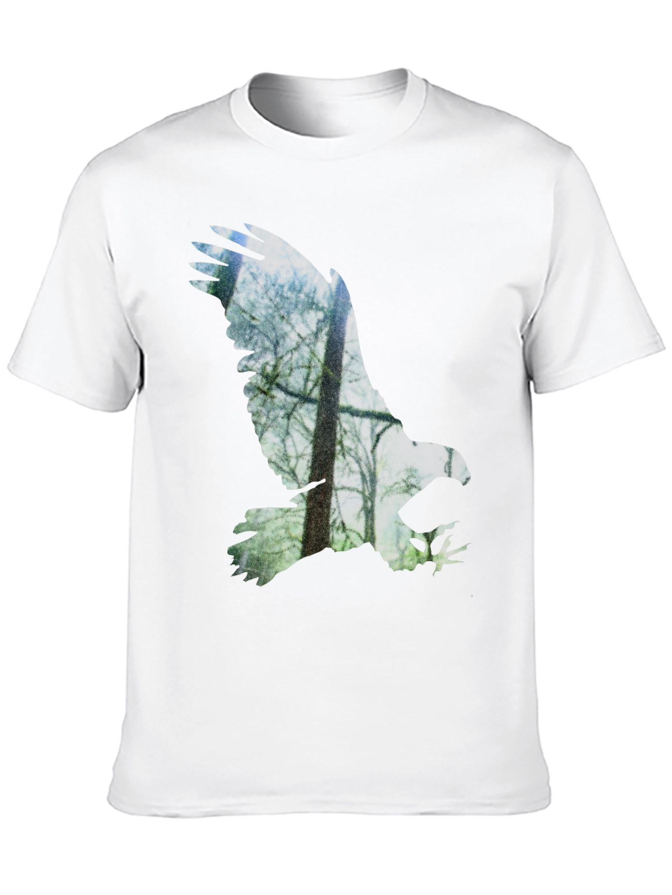 Eagle Silhouette Mens Graphic Tee