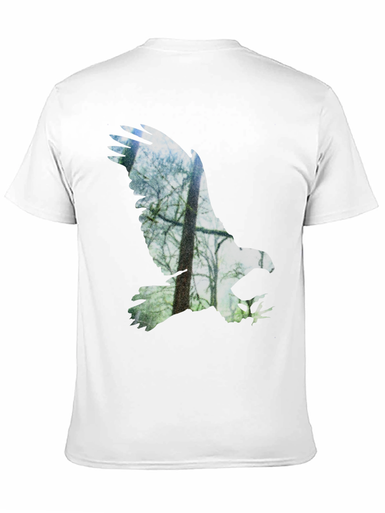 Eagle Silhouette Mens Graphic Tee