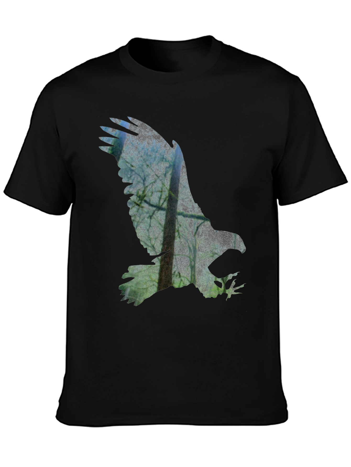 Eagle Silhouette Mens Graphic Tee