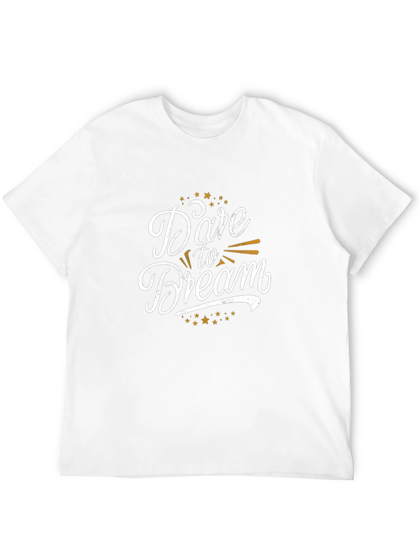 Dare to Dream Black Graphic T-Shirt