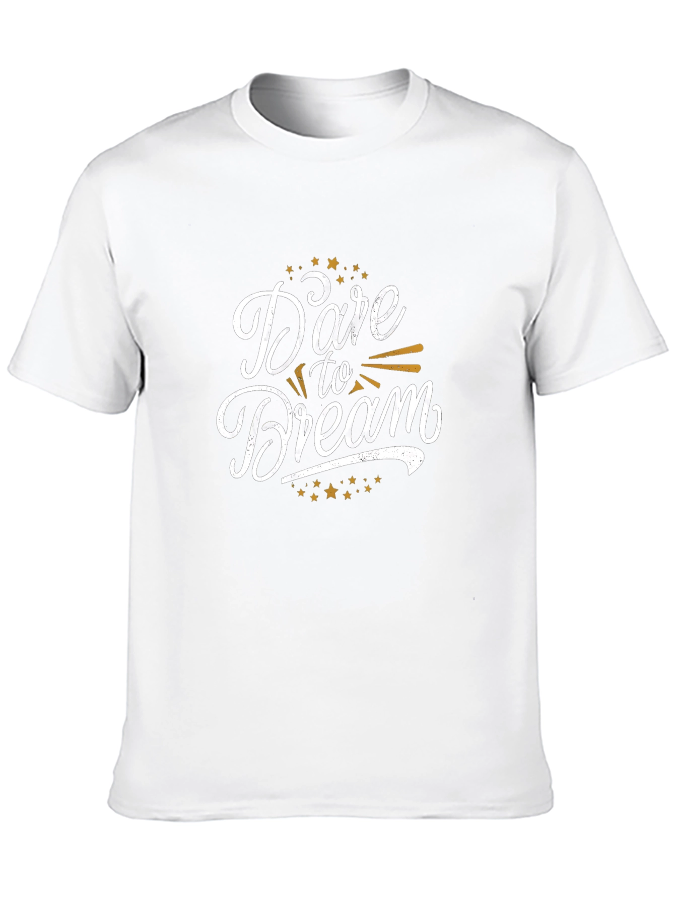 Dare to Dream Black Graphic T-Shirt