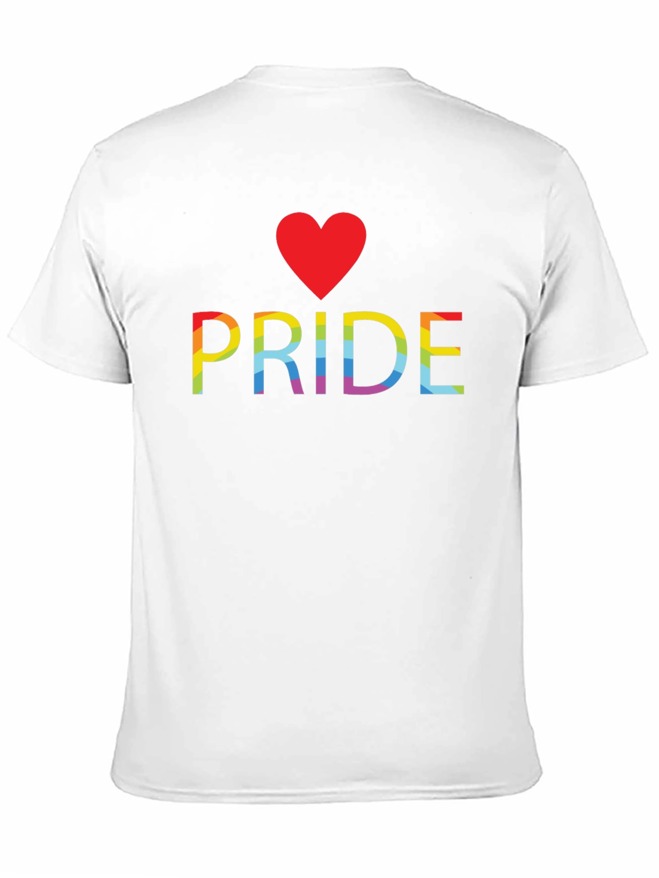 Pride Heart Graphic Tee - Black