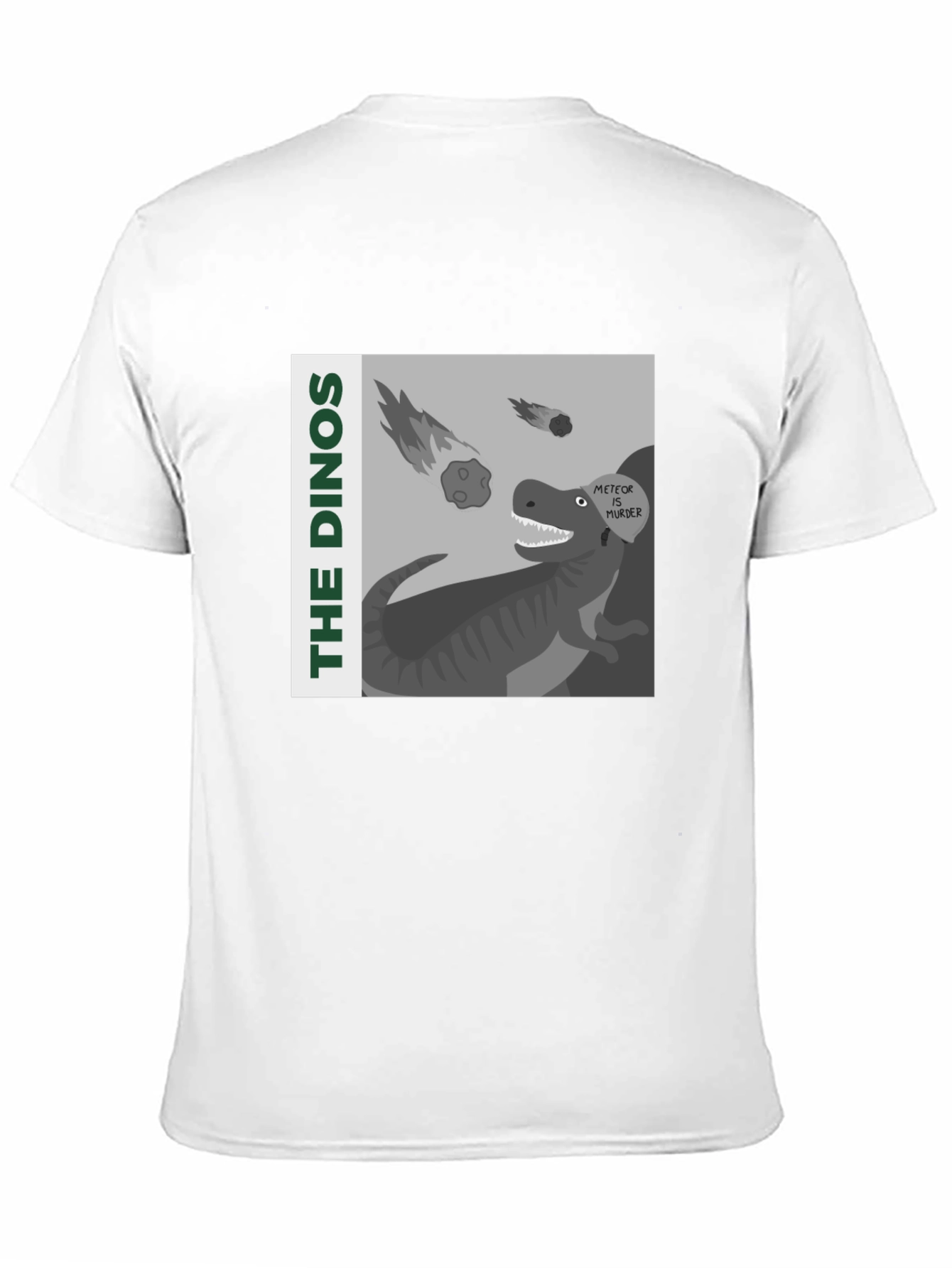 The Dinos Meteor Murder Graphic T-Shirt