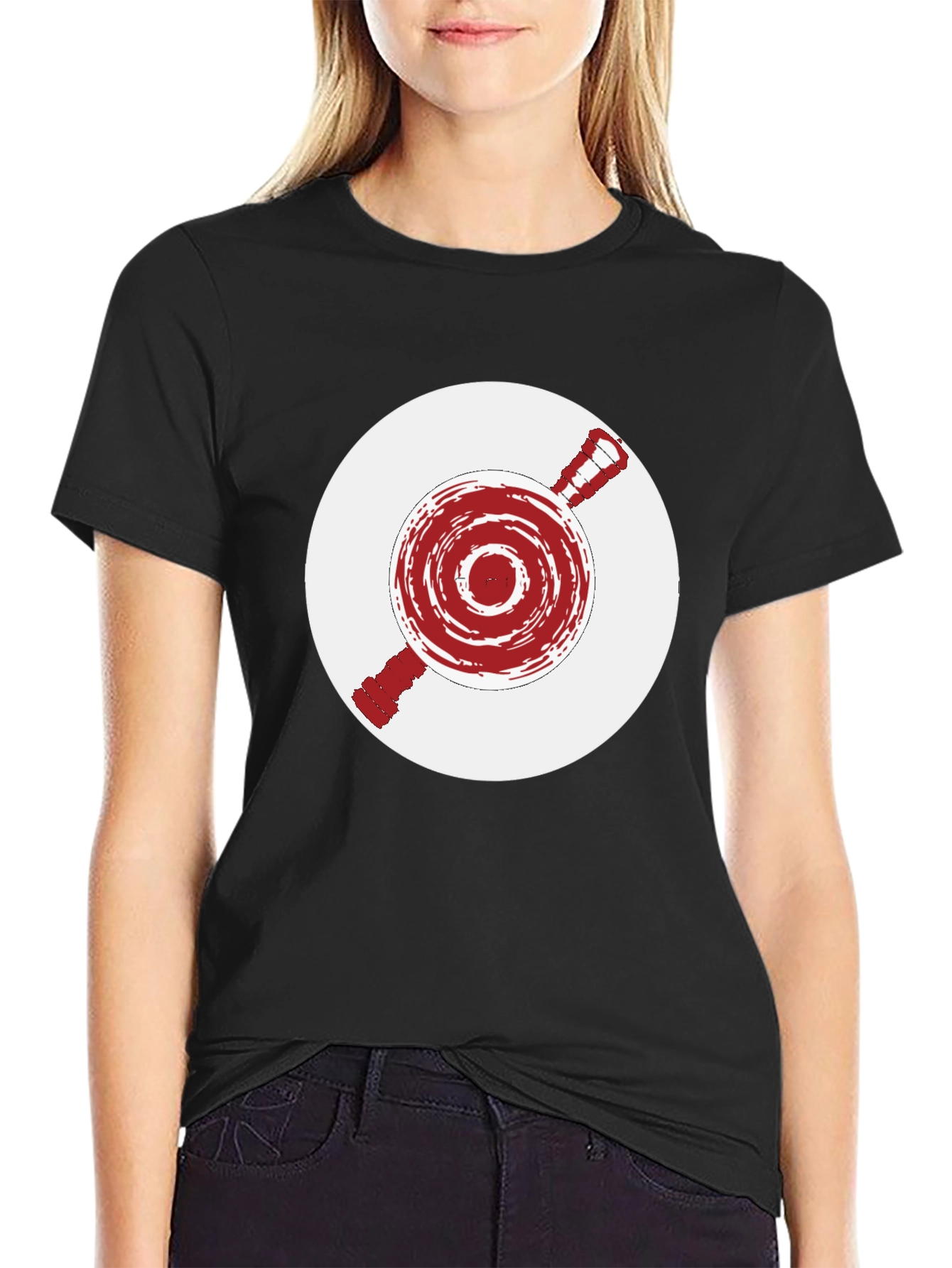 Unique Target Graphic Tee - Casual Style