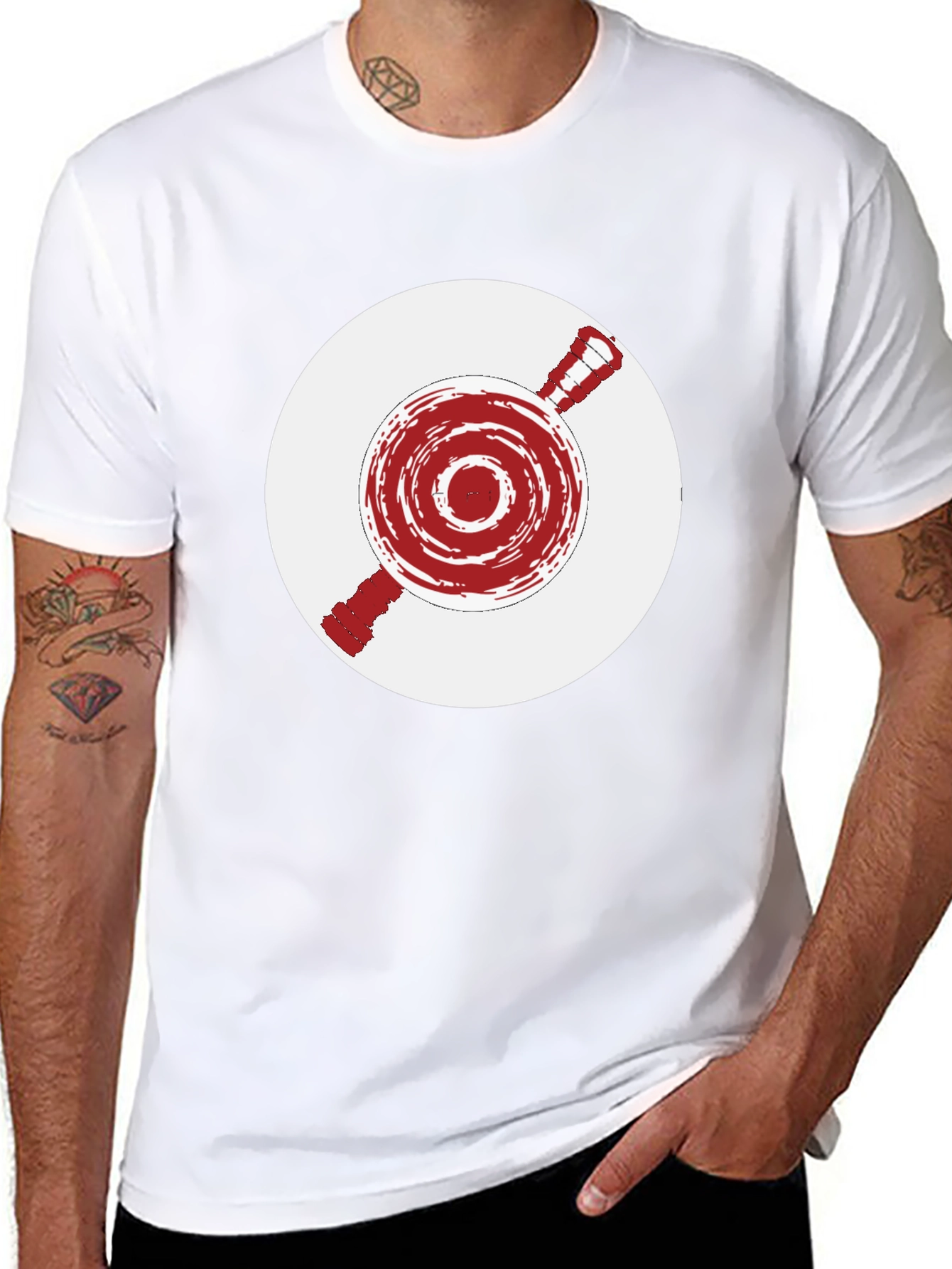 Unique Target Graphic Tee - Casual Style