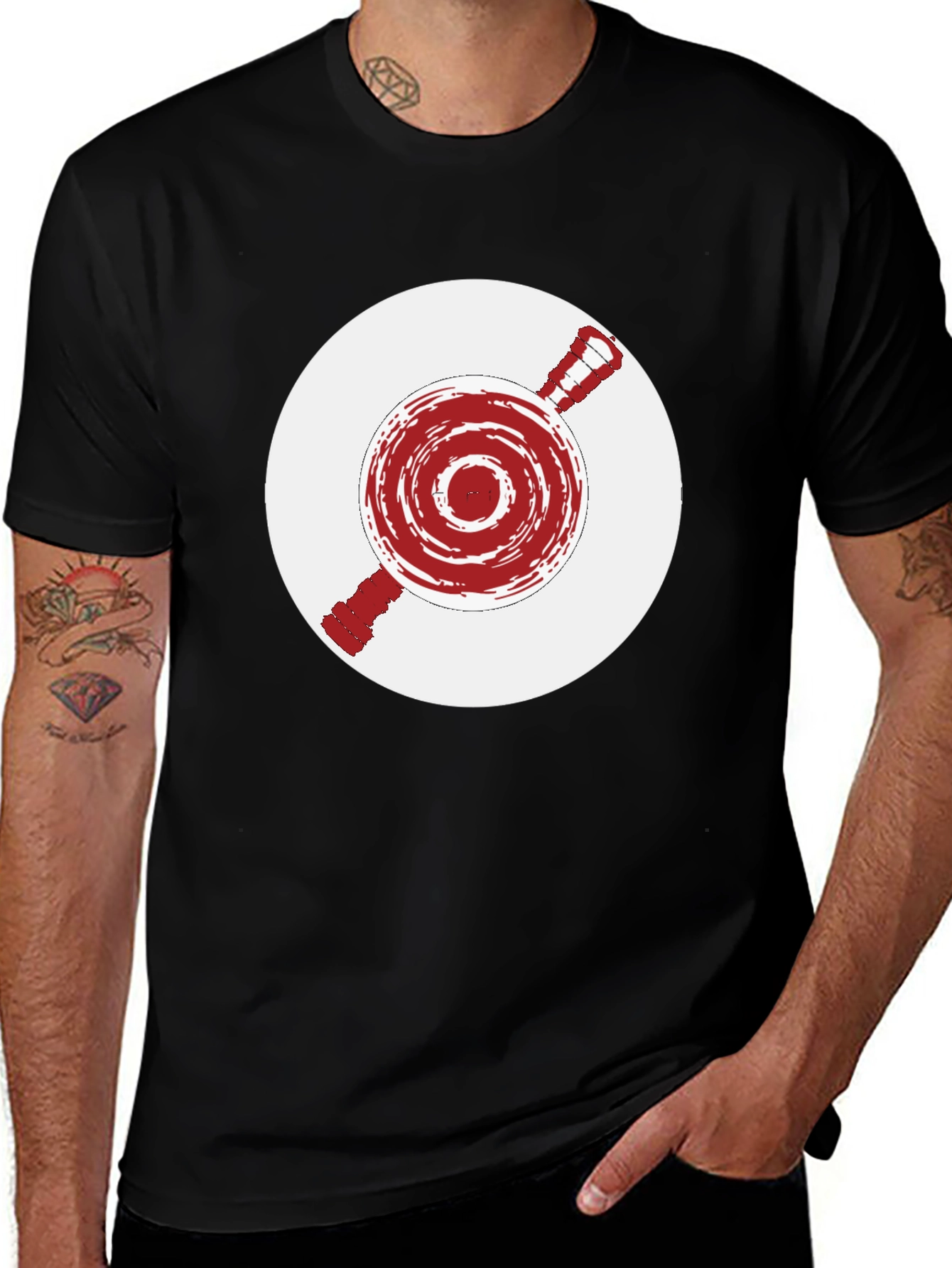 Unique Target Graphic Tee - Casual Style