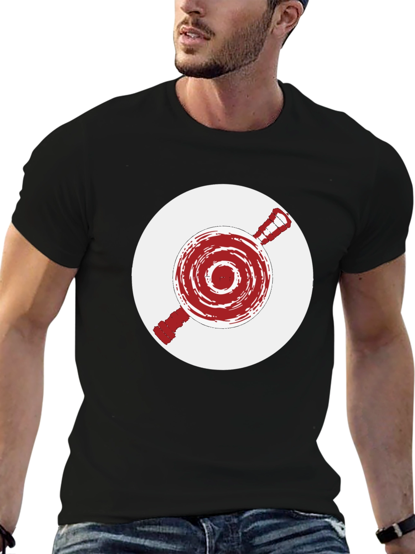 Unique Target Graphic Tee - Casual Style