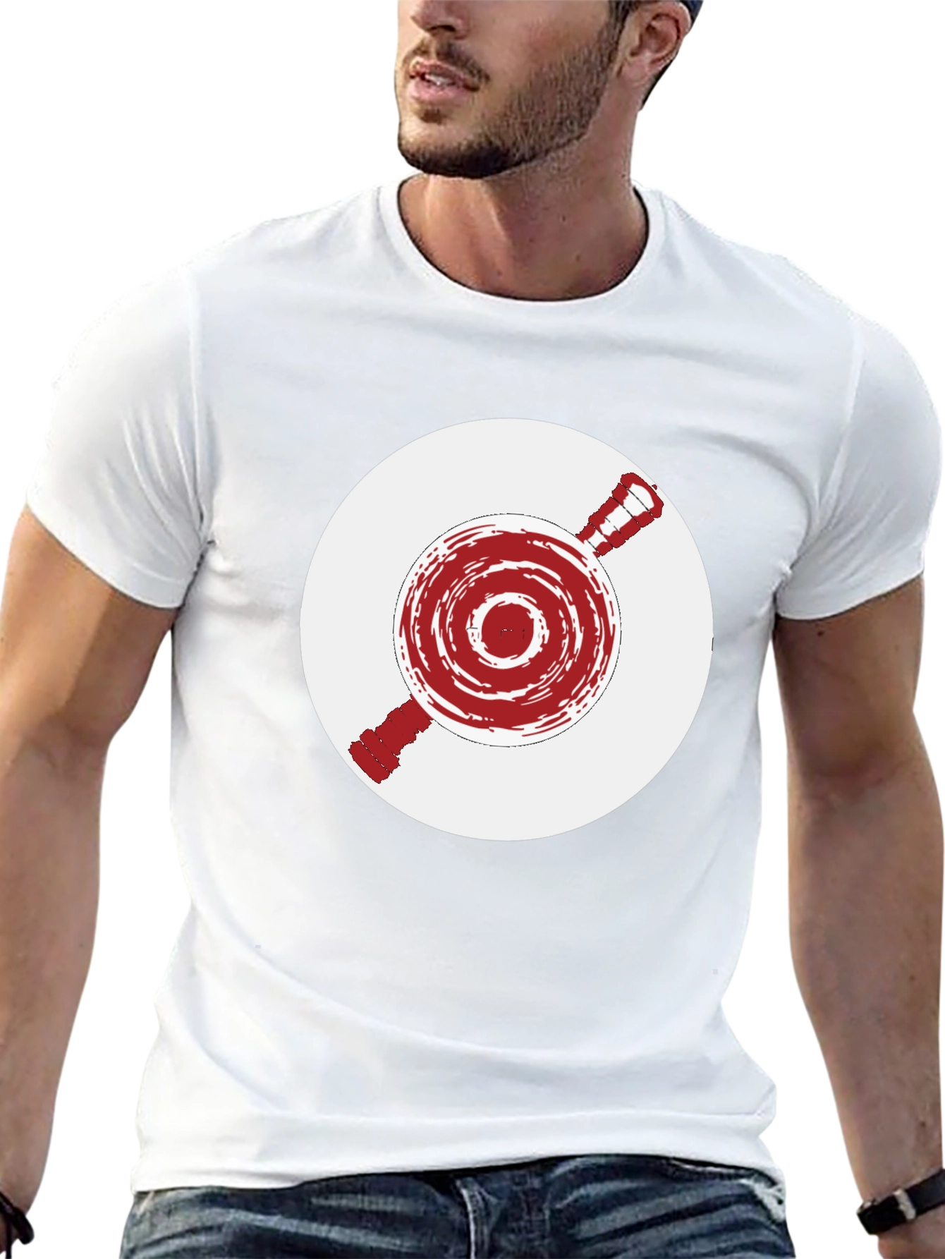 Unique Target Graphic Tee - Casual Style