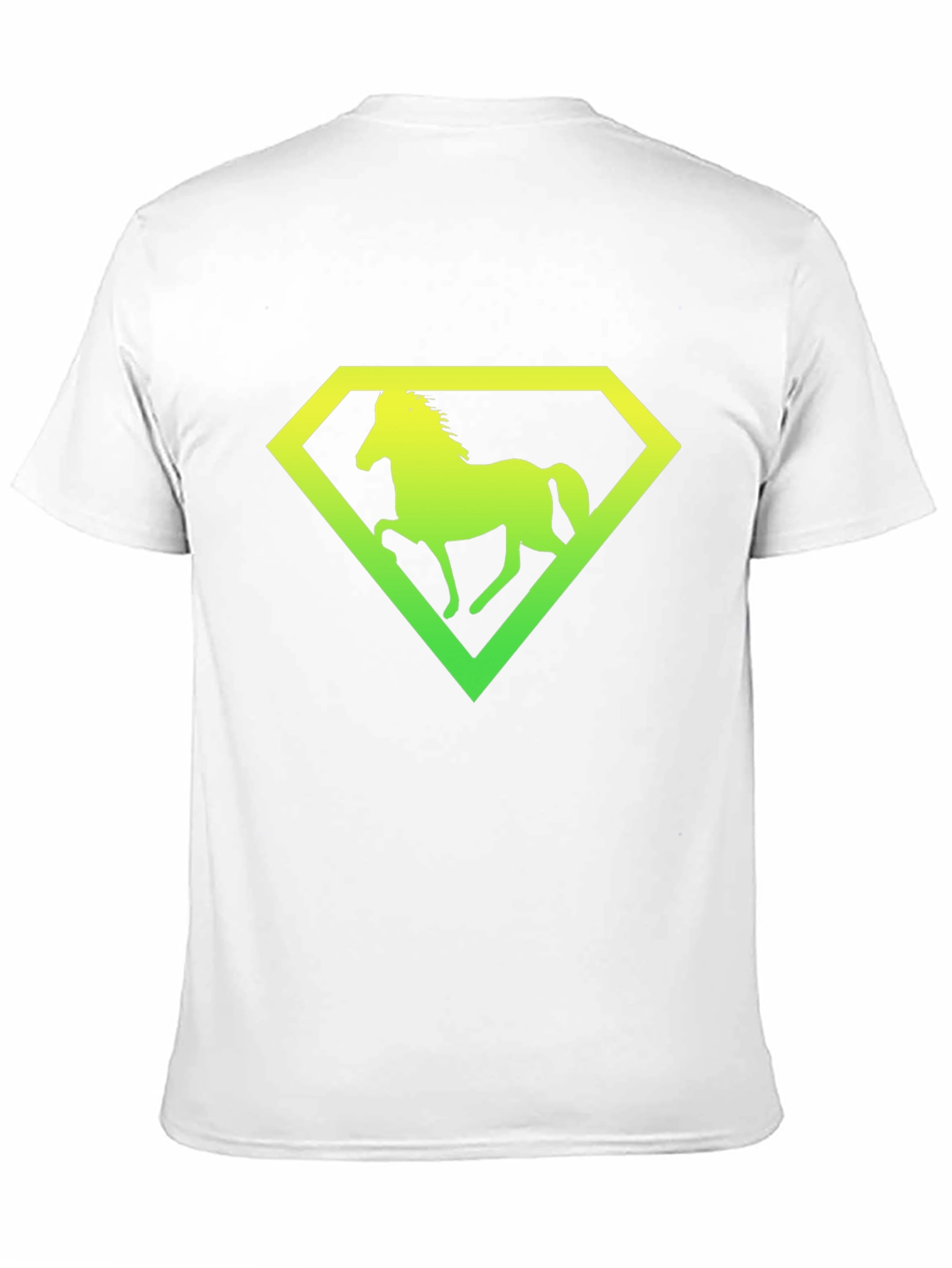 Horse Diamond Graphic Tee - Black
