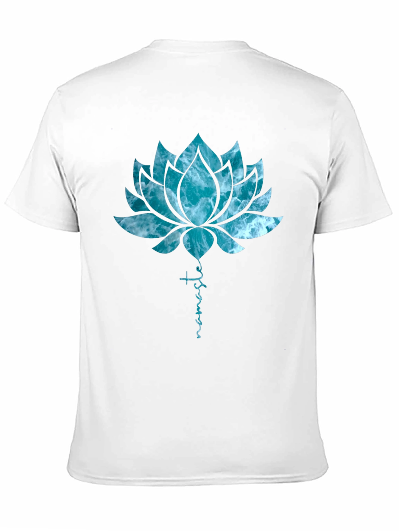 Namaste Lotus Flower Graphic T-Shirt