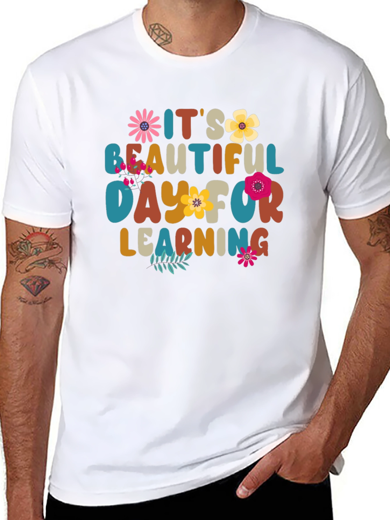 Its a Beautiful Day for Learning Teacher T-Shirt