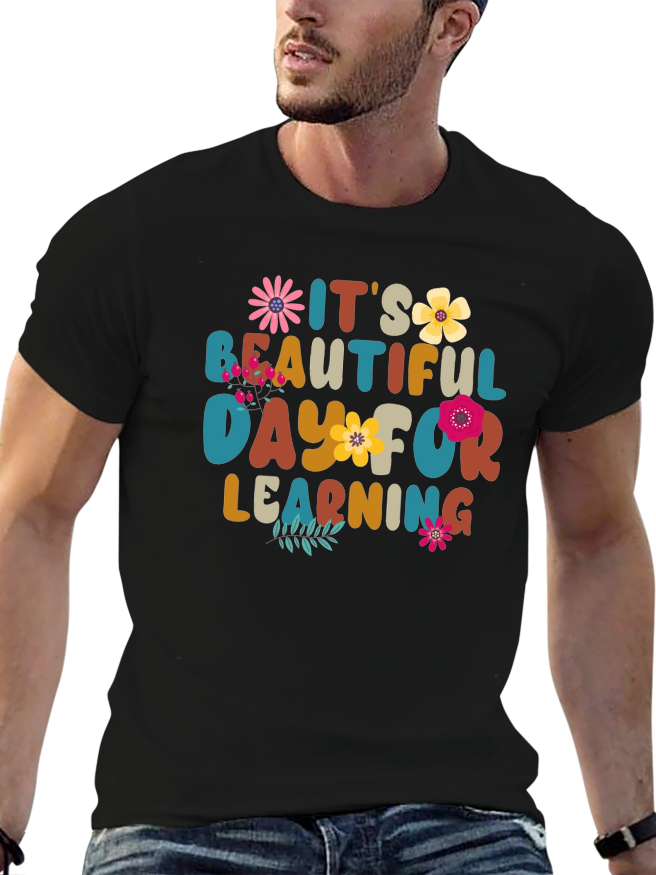 Its a Beautiful Day for Learning Teacher T-Shirt