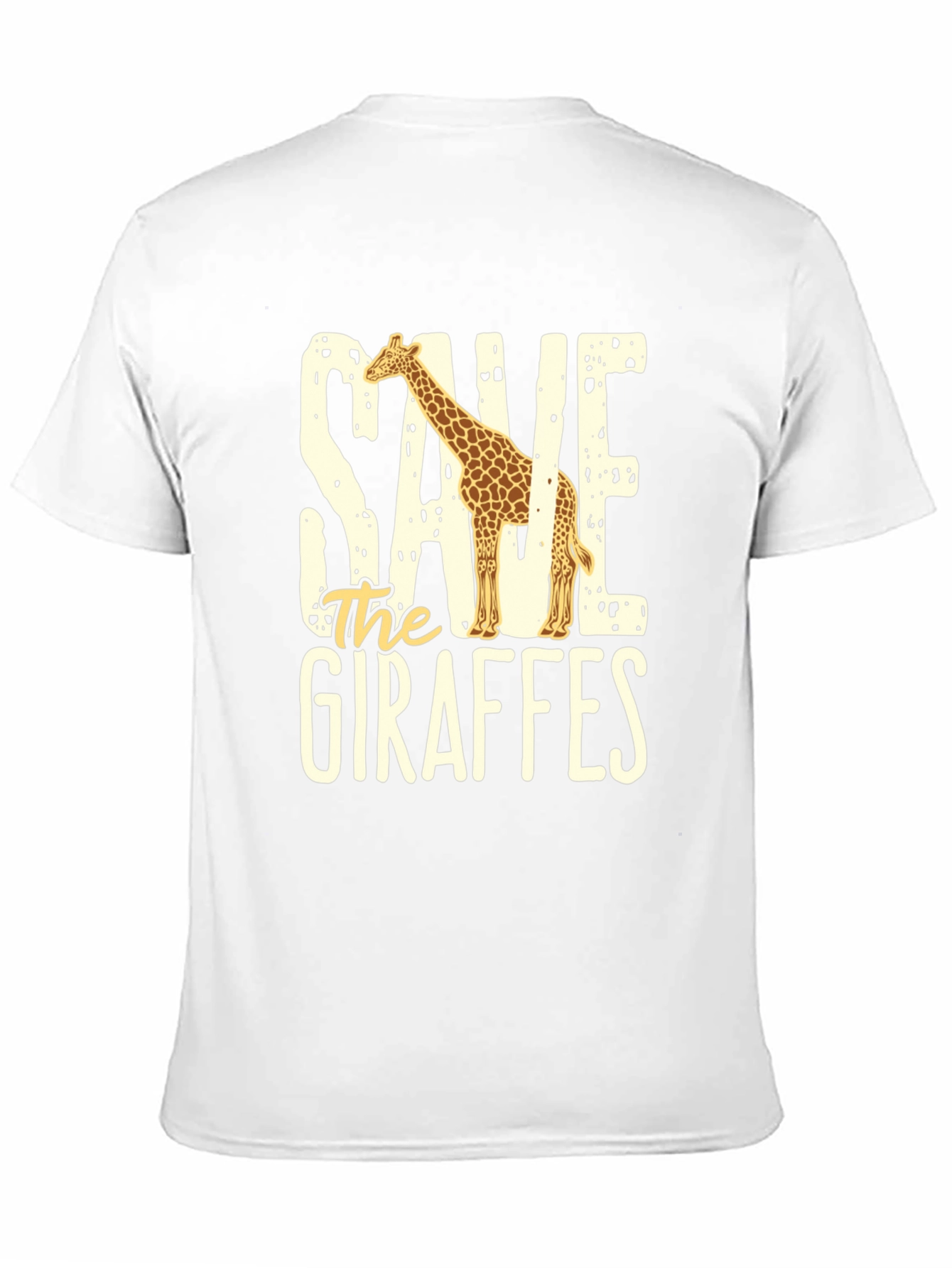 Save the Giraffes Graphic Tee - Eco-Friendly Fashion