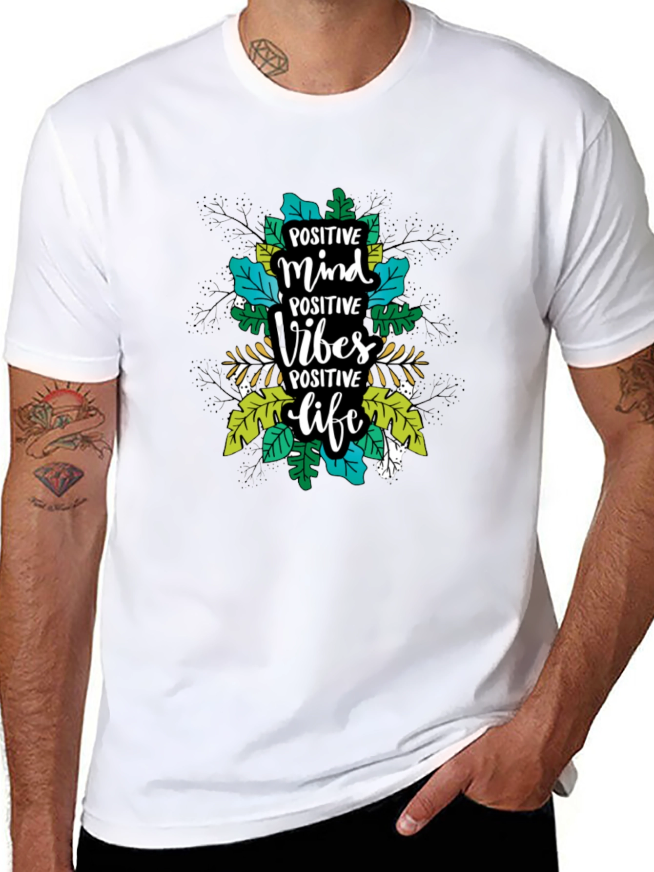Positive Vibes Graphic T-Shirt