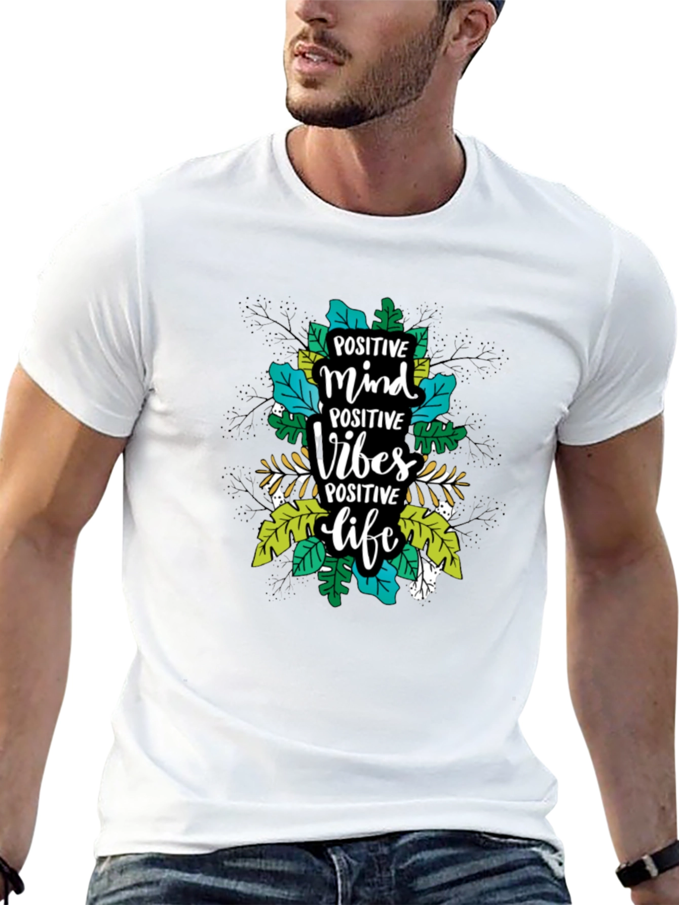 Positive Vibes Graphic T-Shirt