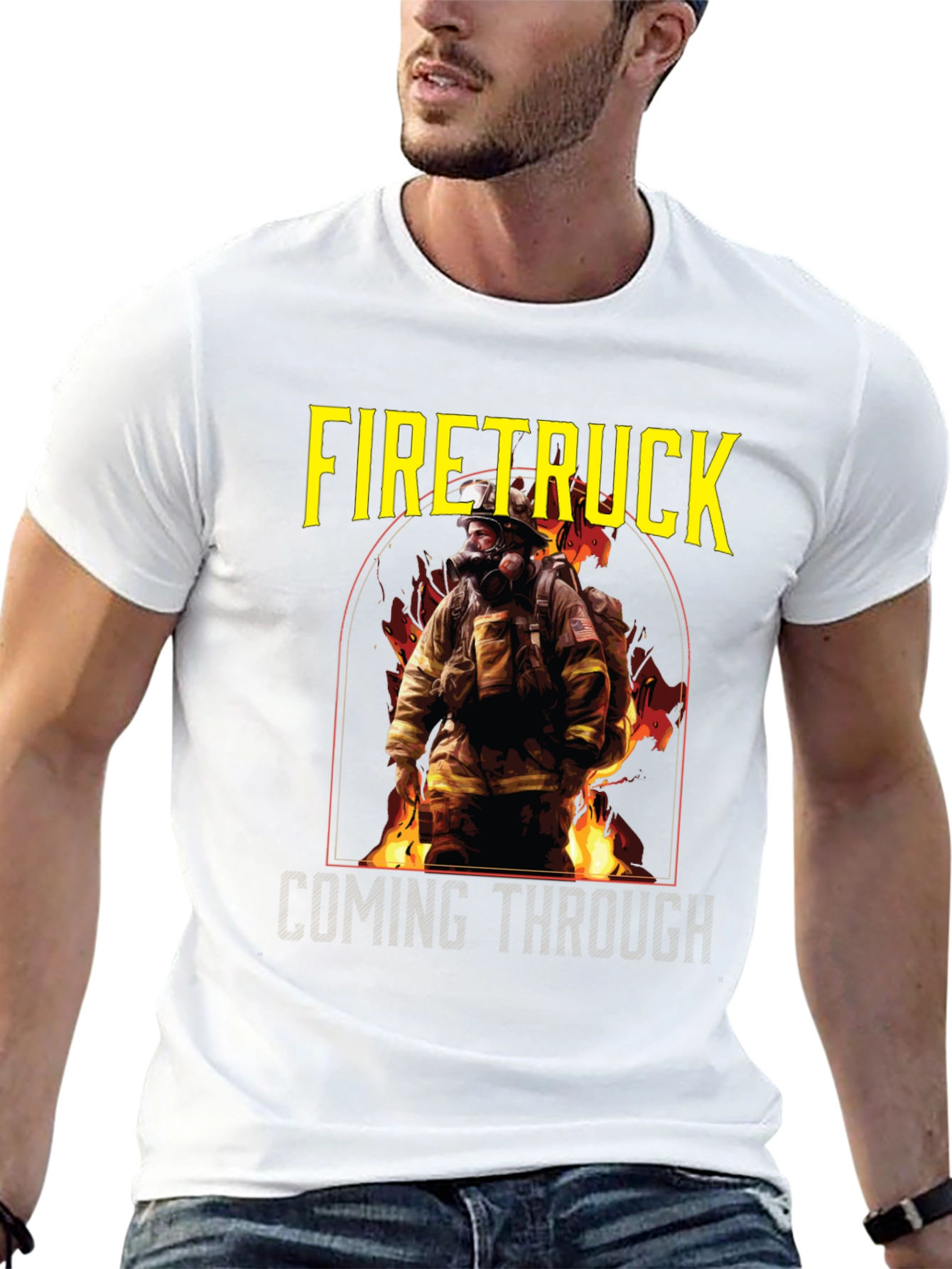 Firetruck Coming Through T-Shirt