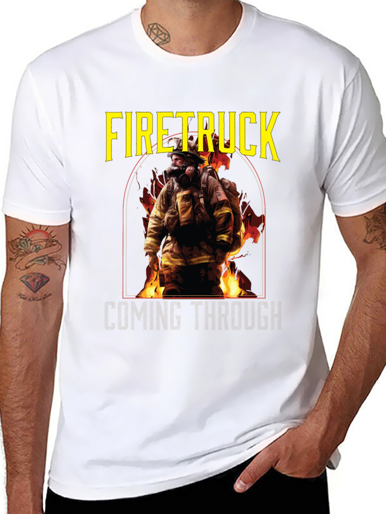 Firetruck Coming Through T-Shirt