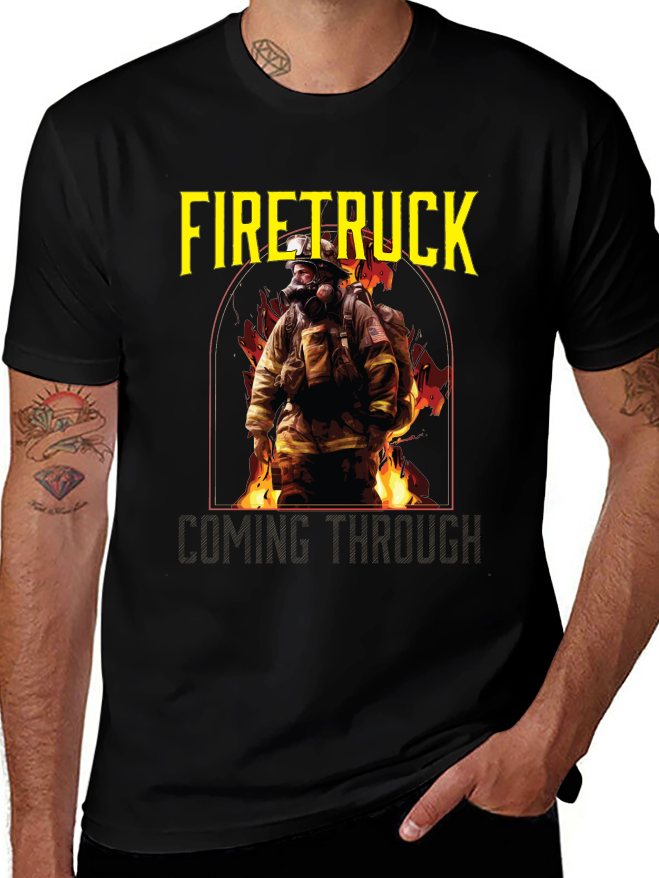 Firetruck Coming Through T-Shirt