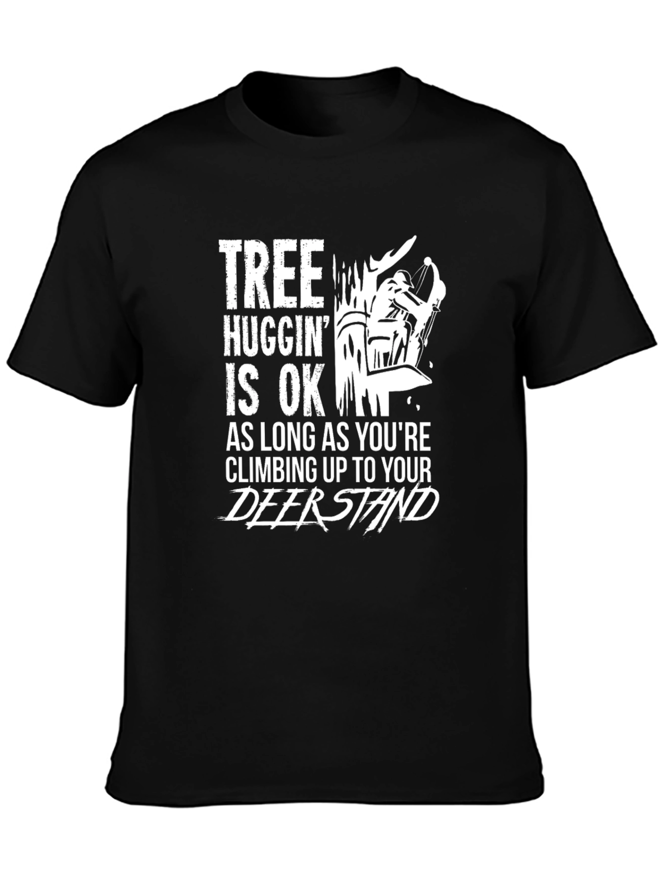 Tree Hugging Deer Stand T-Shirt