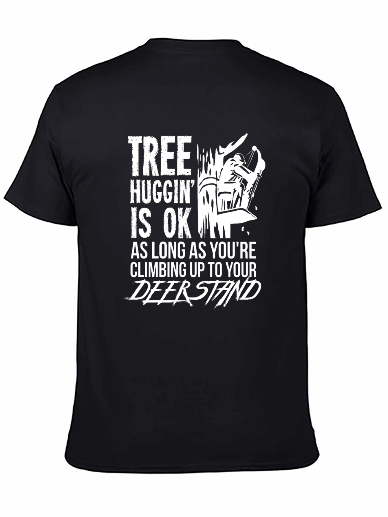 Tree Hugging Deer Stand T-Shirt