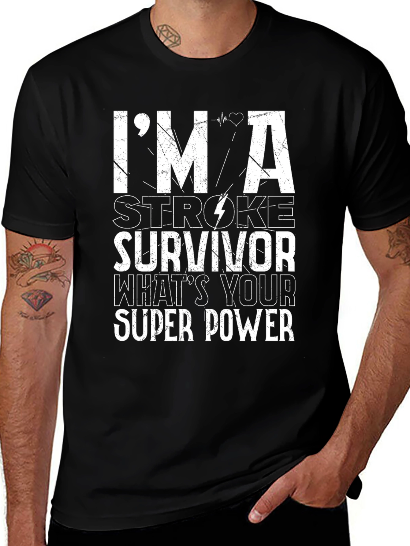 Stroke Survivor T-Shirt - Super Power Tee