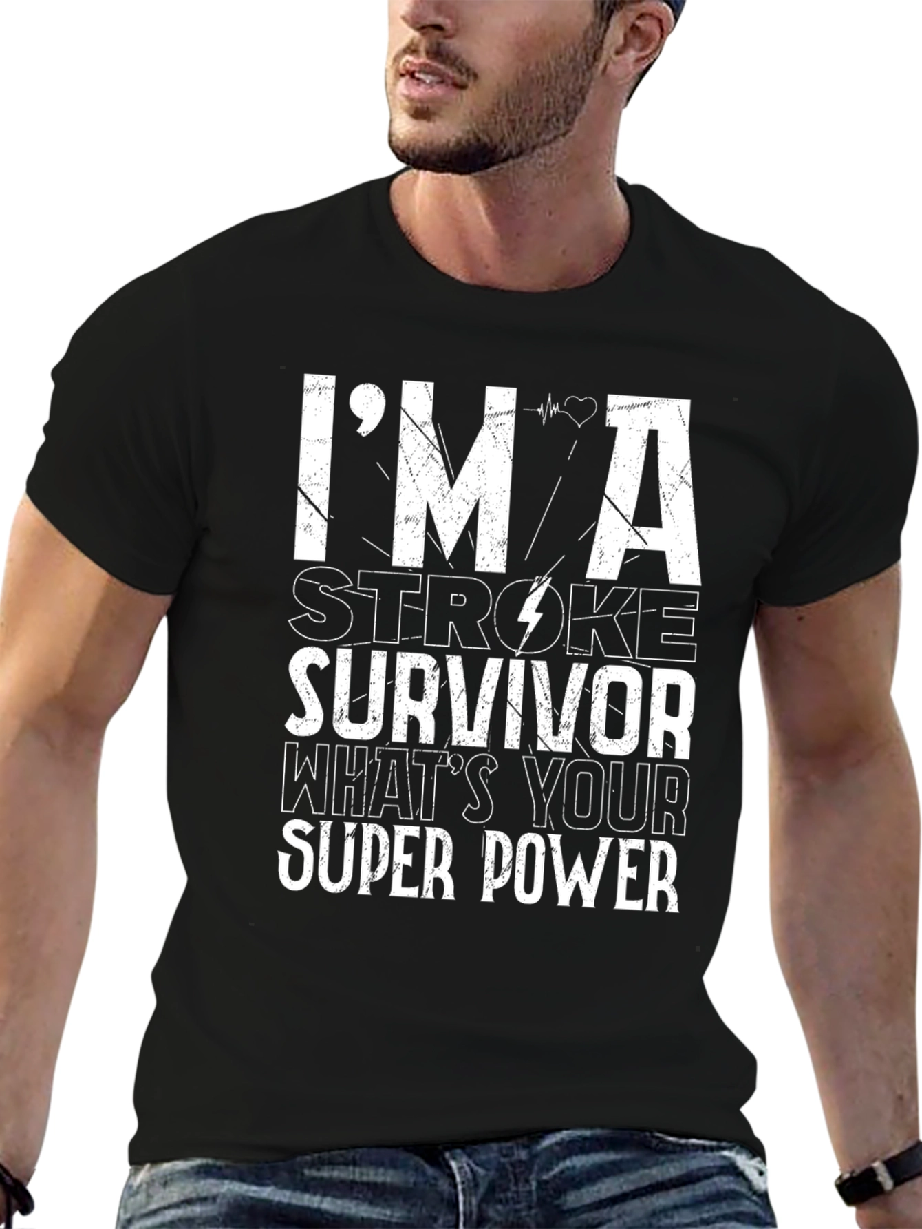 Stroke Survivor T-Shirt - Super Power Tee