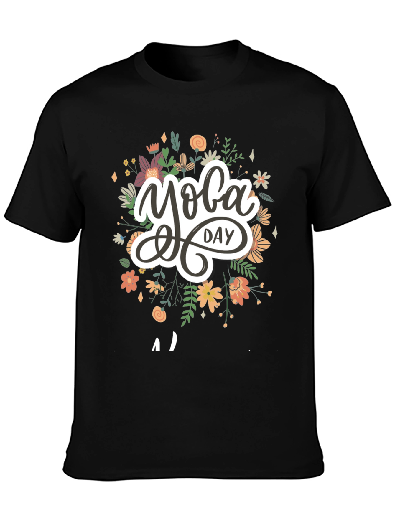 Yoga Day Graphic T-Shirt